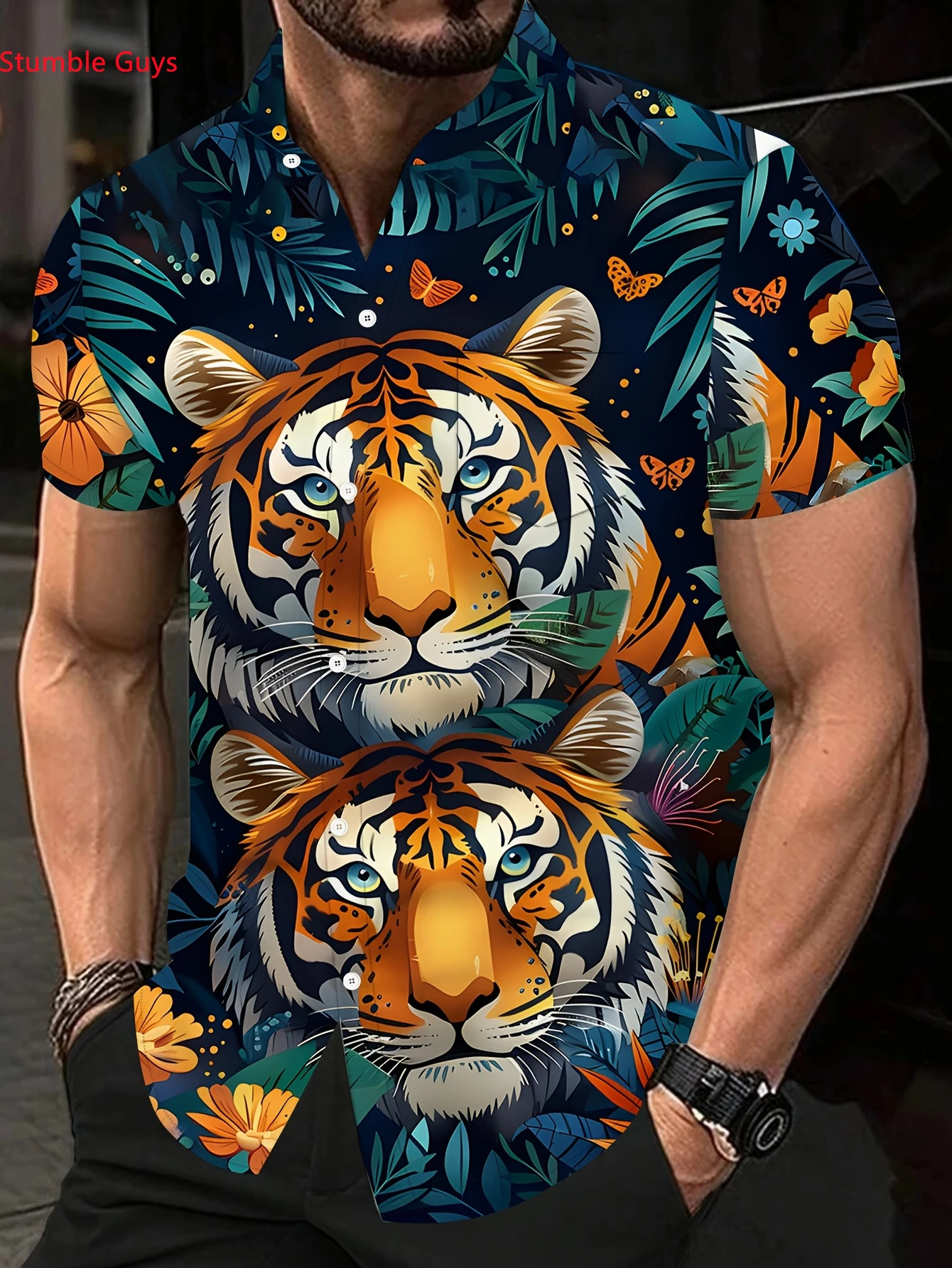 Street Fashion Outfit For Men - High Street Fashion Beach Hawaiian Shirt