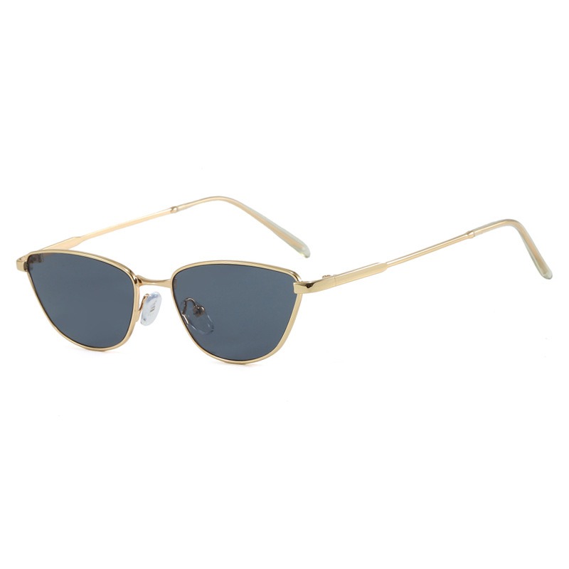 Retro Small Frame Cat Eye Meta - Street Fashion High End 评论和价格