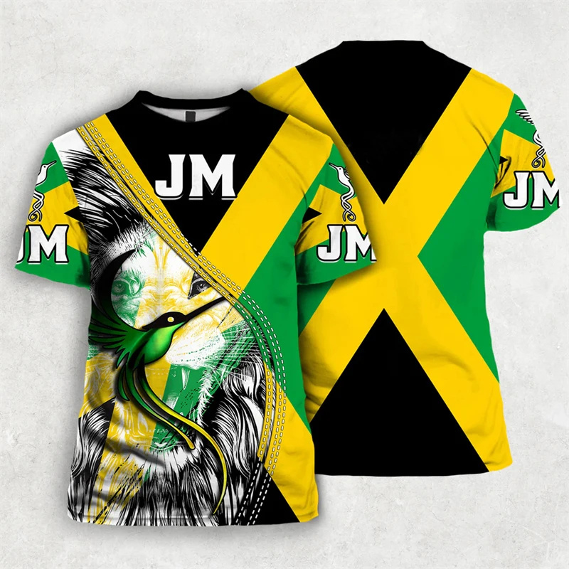 Jamaica Flag Graphic T Shirt F - Street Fashion Usa 评论和价格