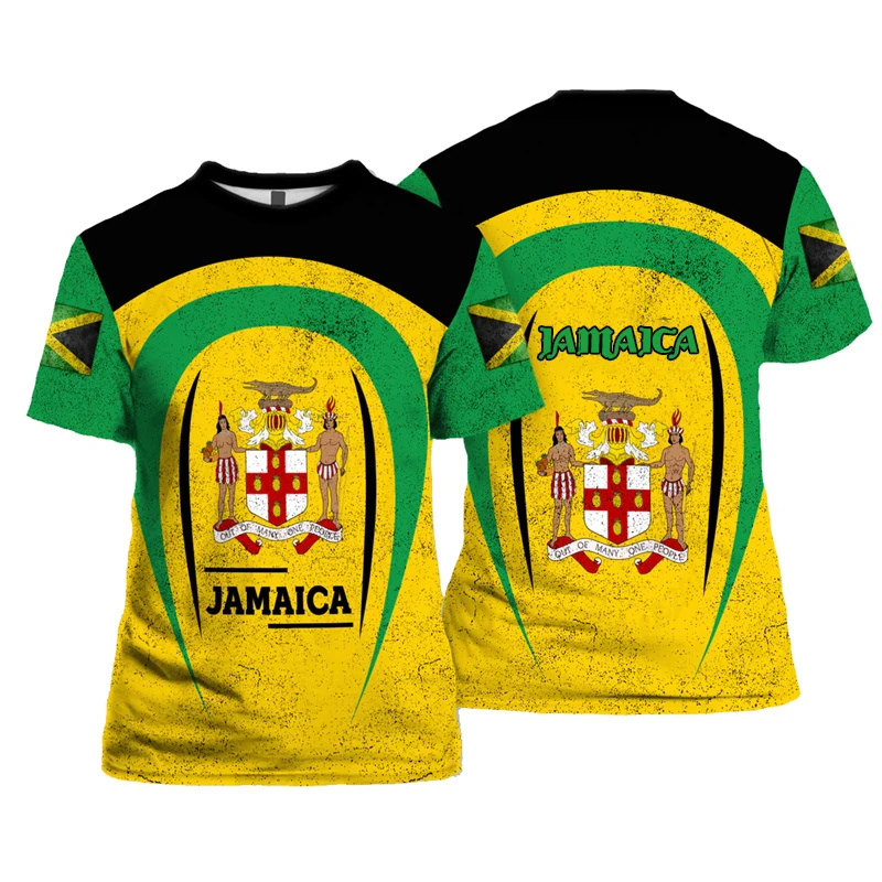Jamaica Flag Graphic T Shirt F - Street Fashion Usa 评论和价格
