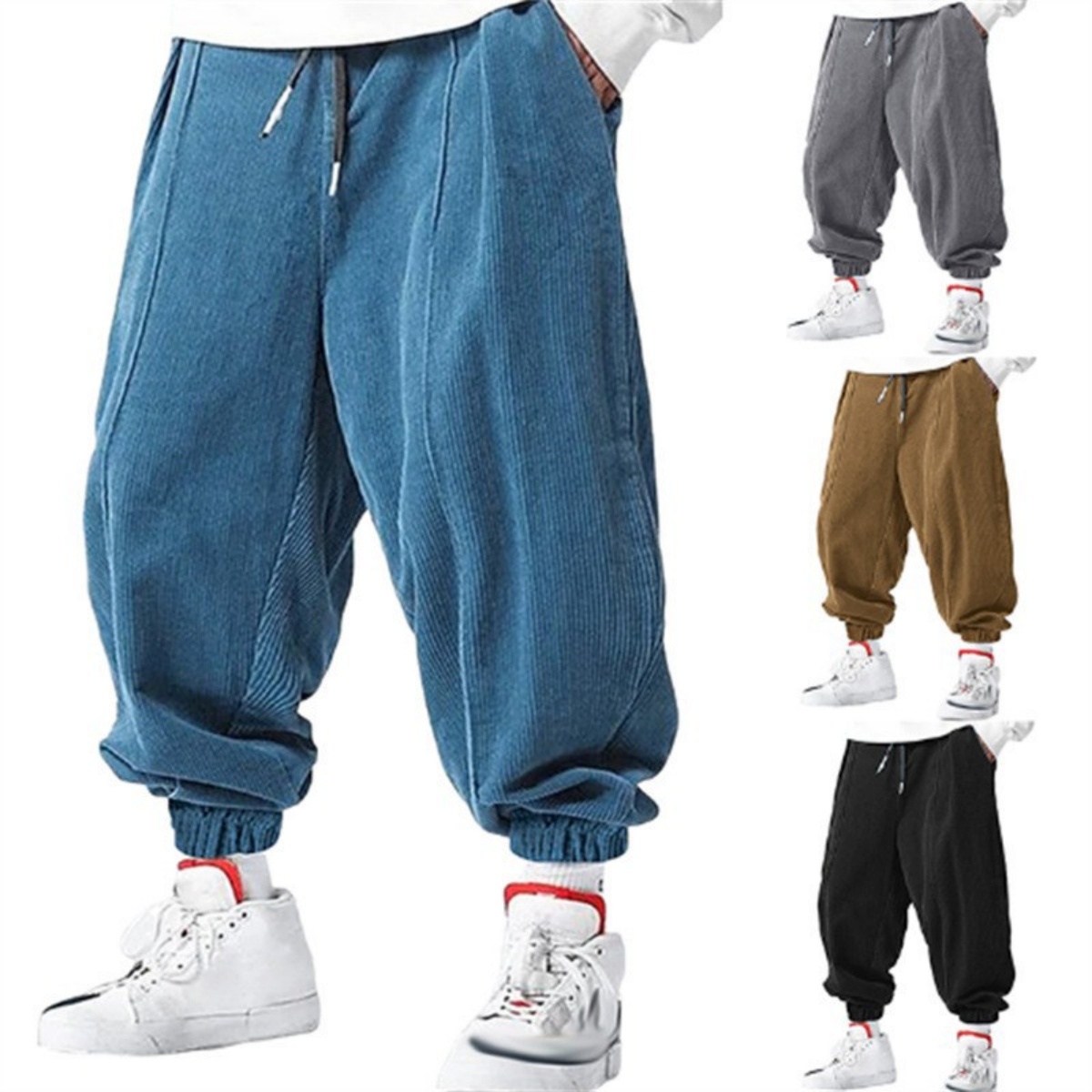 Men's New Casual Pants-Fashion - Street Fashion High End 评论和价格
