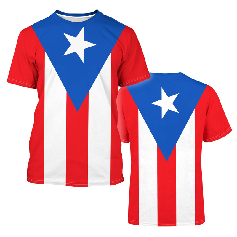 2025 New Puerto Rico Flag Grap - Street Fashion Usa 评论和价格