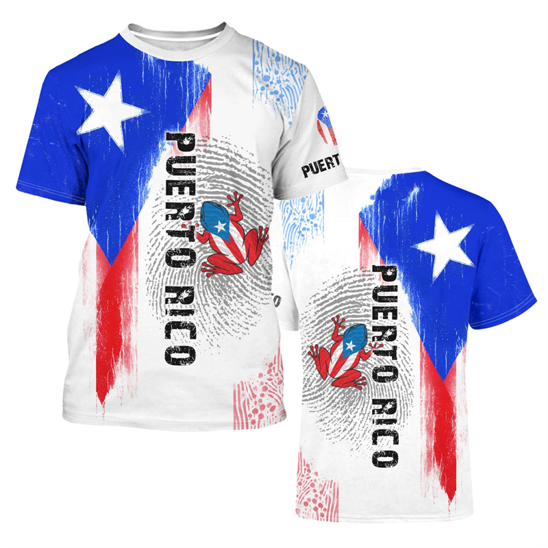 2025 New Puerto Rico Flag Grap - Street Fashion Usa 评论和价格