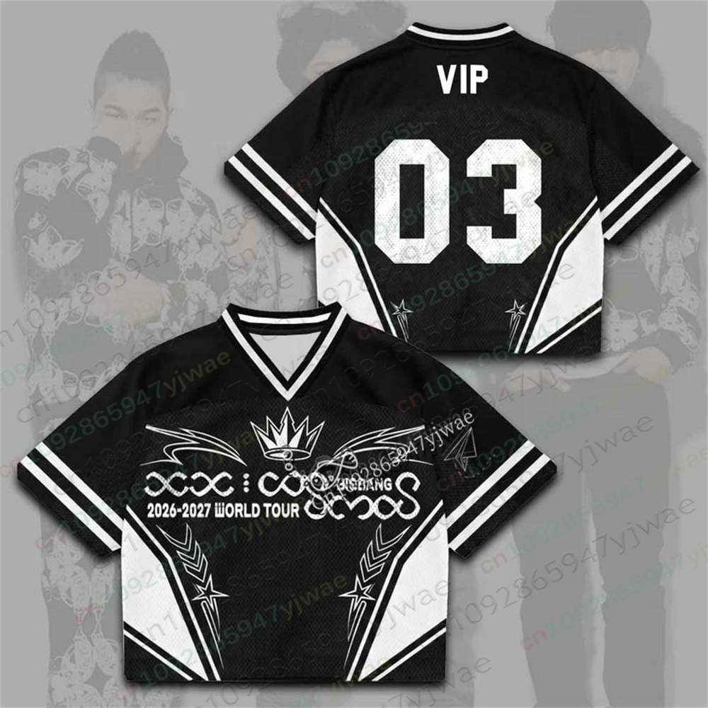 KPOP-Cosmos Piano Mesh Jersey  - Street Fashion Outfit For Men 评论和价格