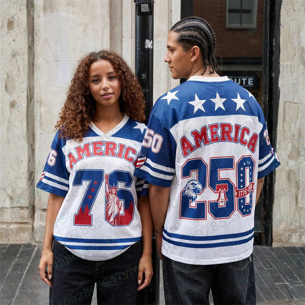 USA 250th Anniversary Mesh Jer - Street Fashion Usa 评论和价格