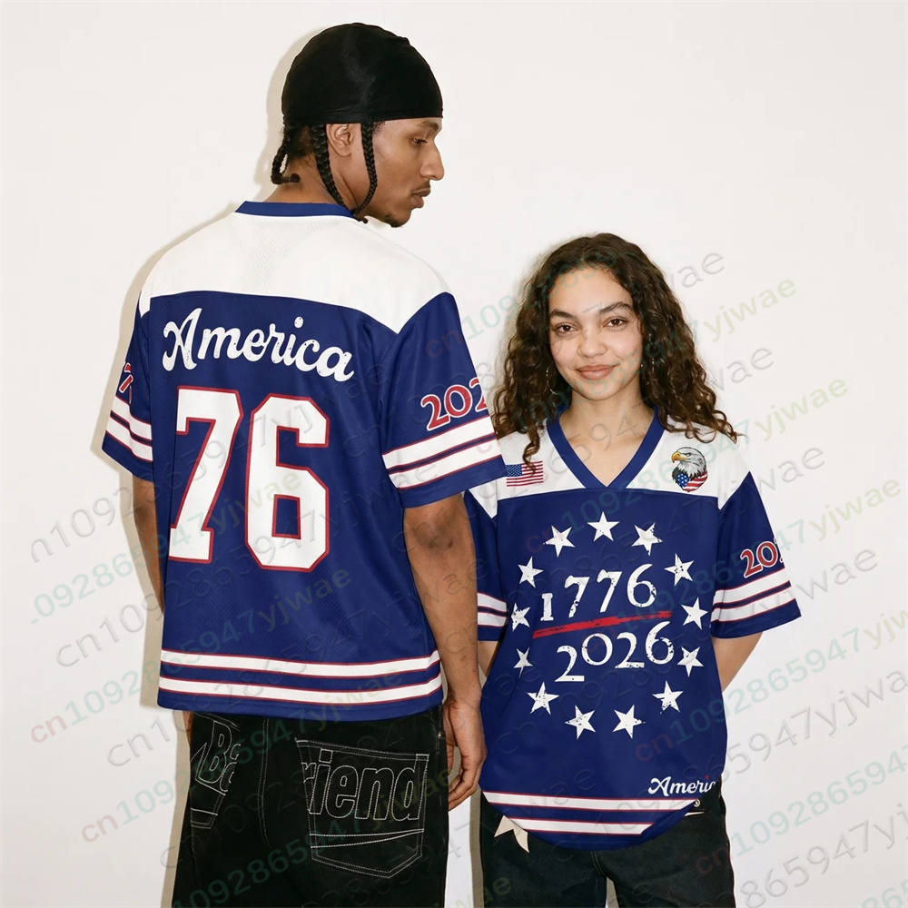 USA 250th Anniversary Mesh Jer - Street Fashion Usa 评论和价格