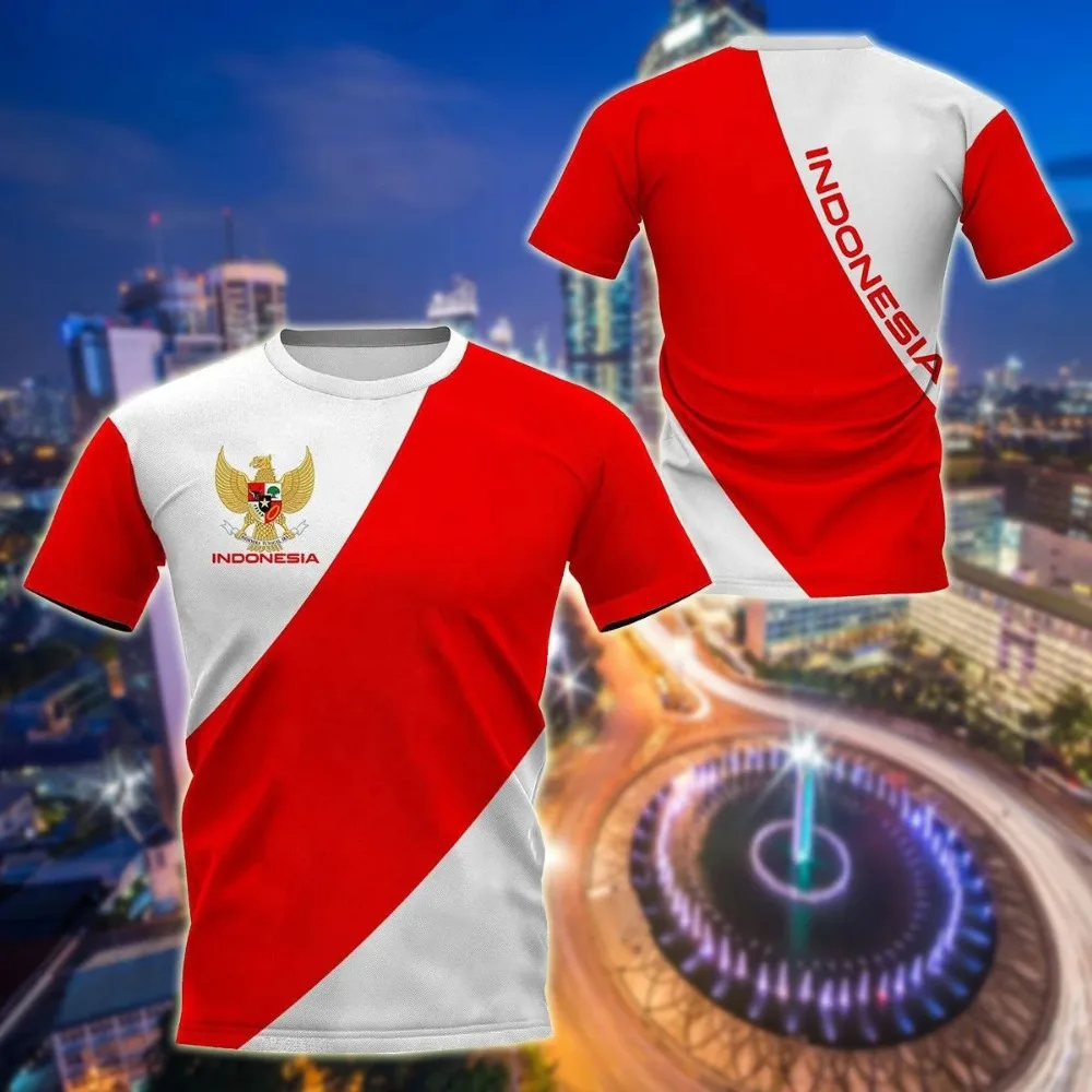 Indonesian Flag 3D Heraldic Pr - Street Fashion Usa 评论和价格