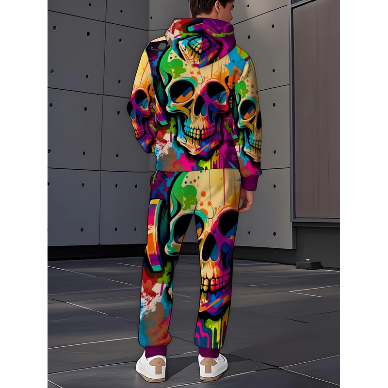 Fashionable Skeleton Pattern S - Street Fashion Style 评论和价格