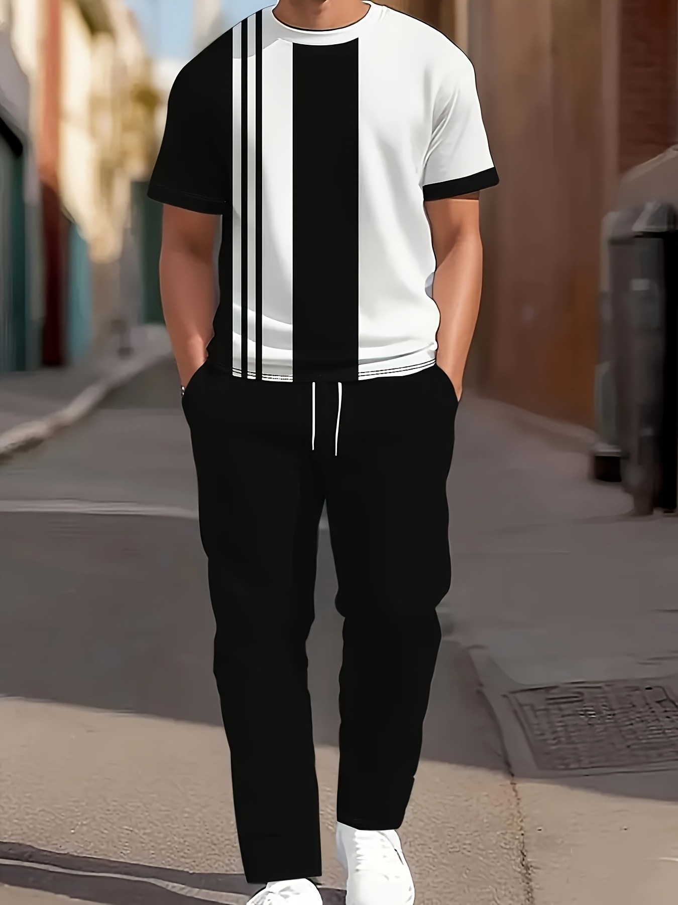 2026 Summer New Men's Short-Sl - Street Fashion Style 评论和价格
