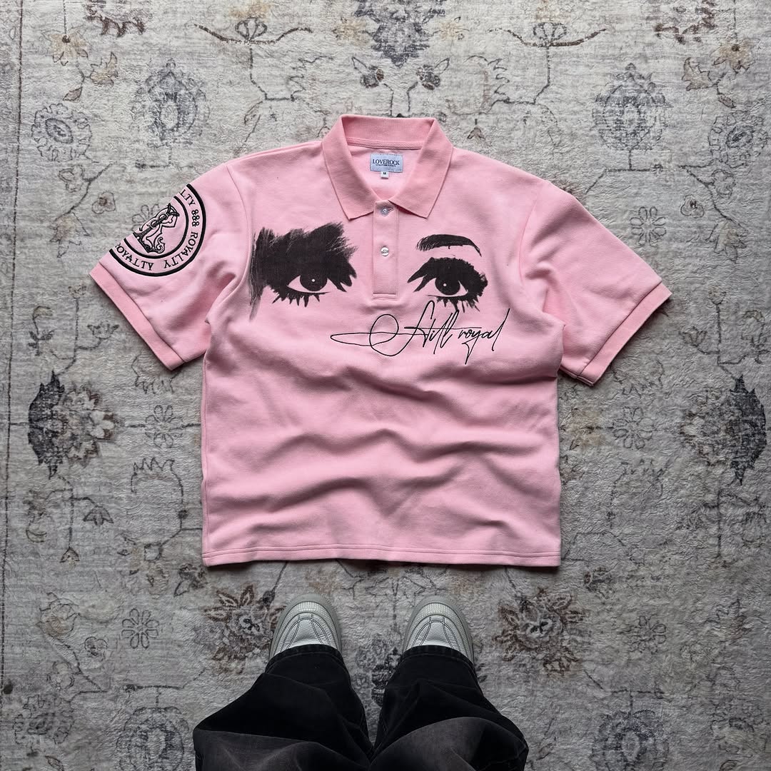 American ins retro style polo  - Street Fashion Logo Design 评论和价格