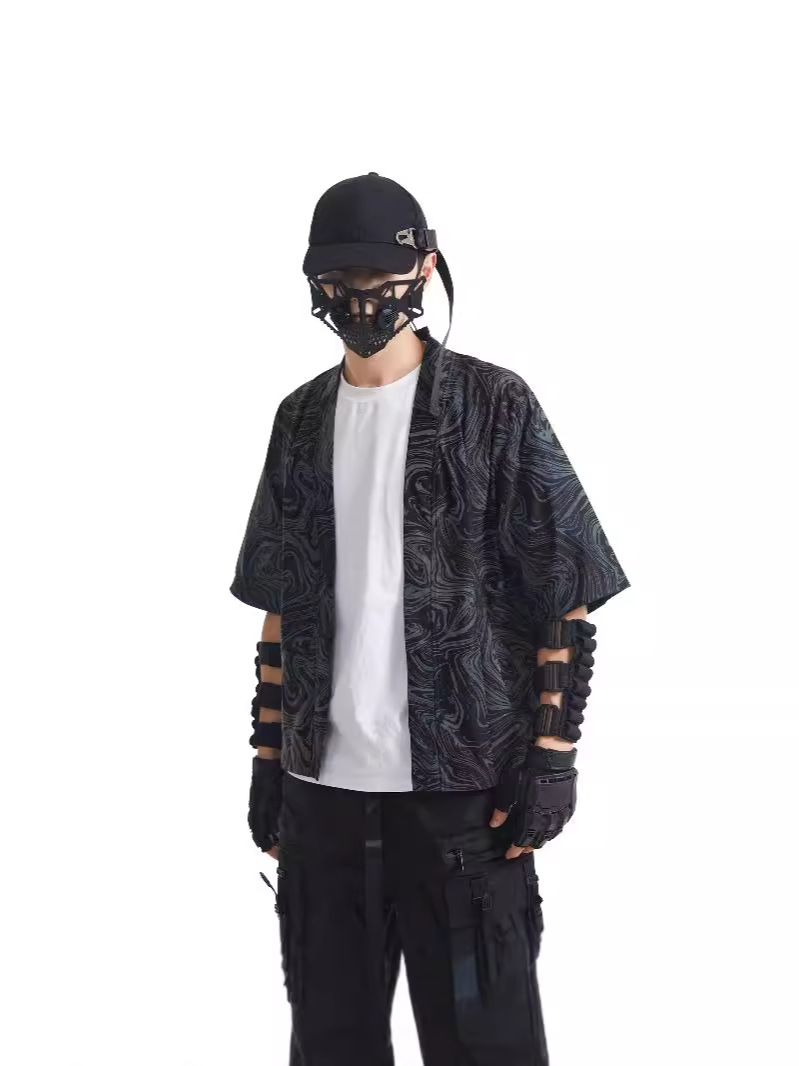Men's Fashion Summer Shirts Hi - Street Fashion Style 评论和价格