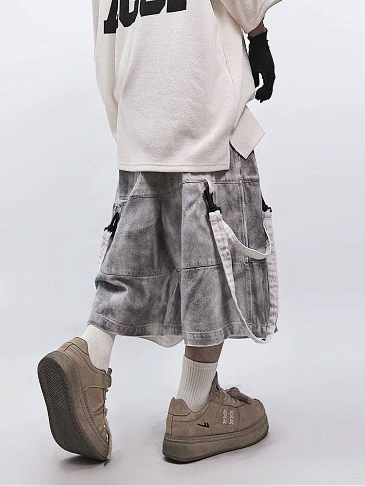 Retro Hip-hop Men's Ripped Jea - Street Fashion Style Male 评论和价格