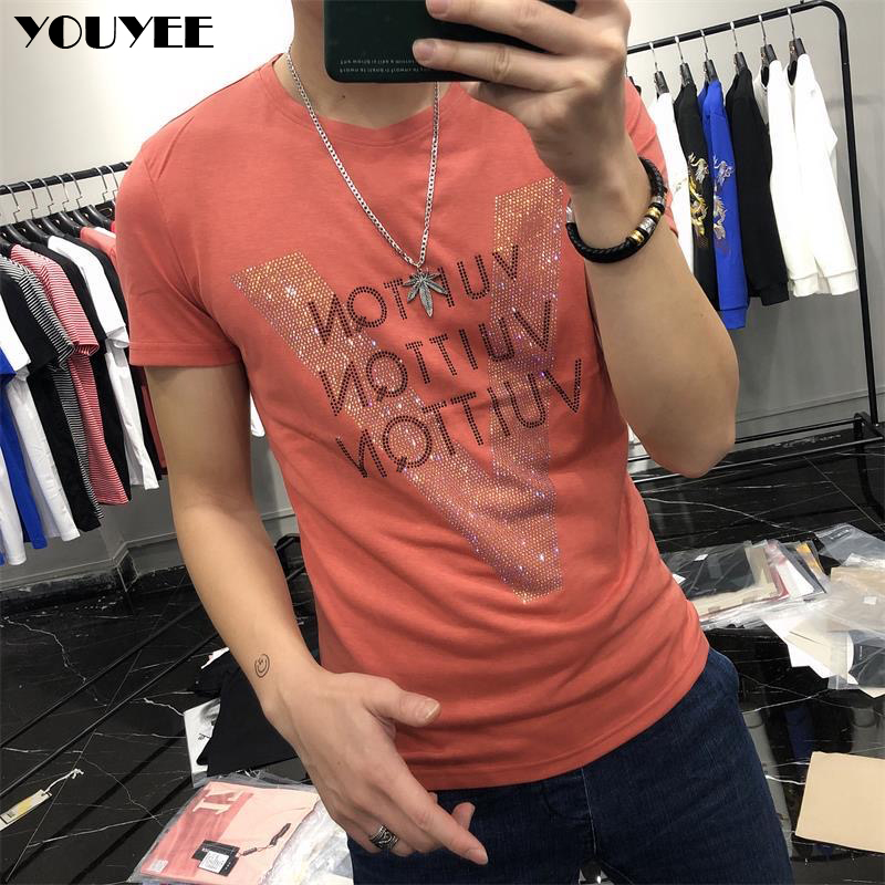 T-shirt Designer Clothes Men M - Street Fashion Style Male 评论和价格